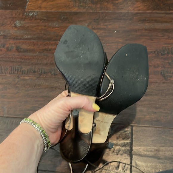 Gently Loved and Simply Elegant Kate Spade Bronze Sexy Sandals - Picture 6 of 6